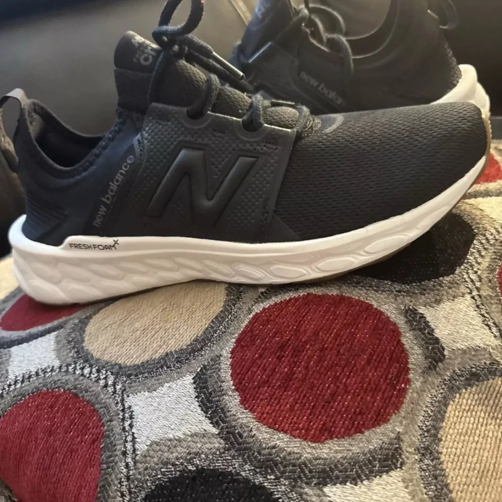 New Balance Unisex Fresh Foam X Cruz Black Running Shoes Sneakers M9 And W10.5 - Picture 3 of 7